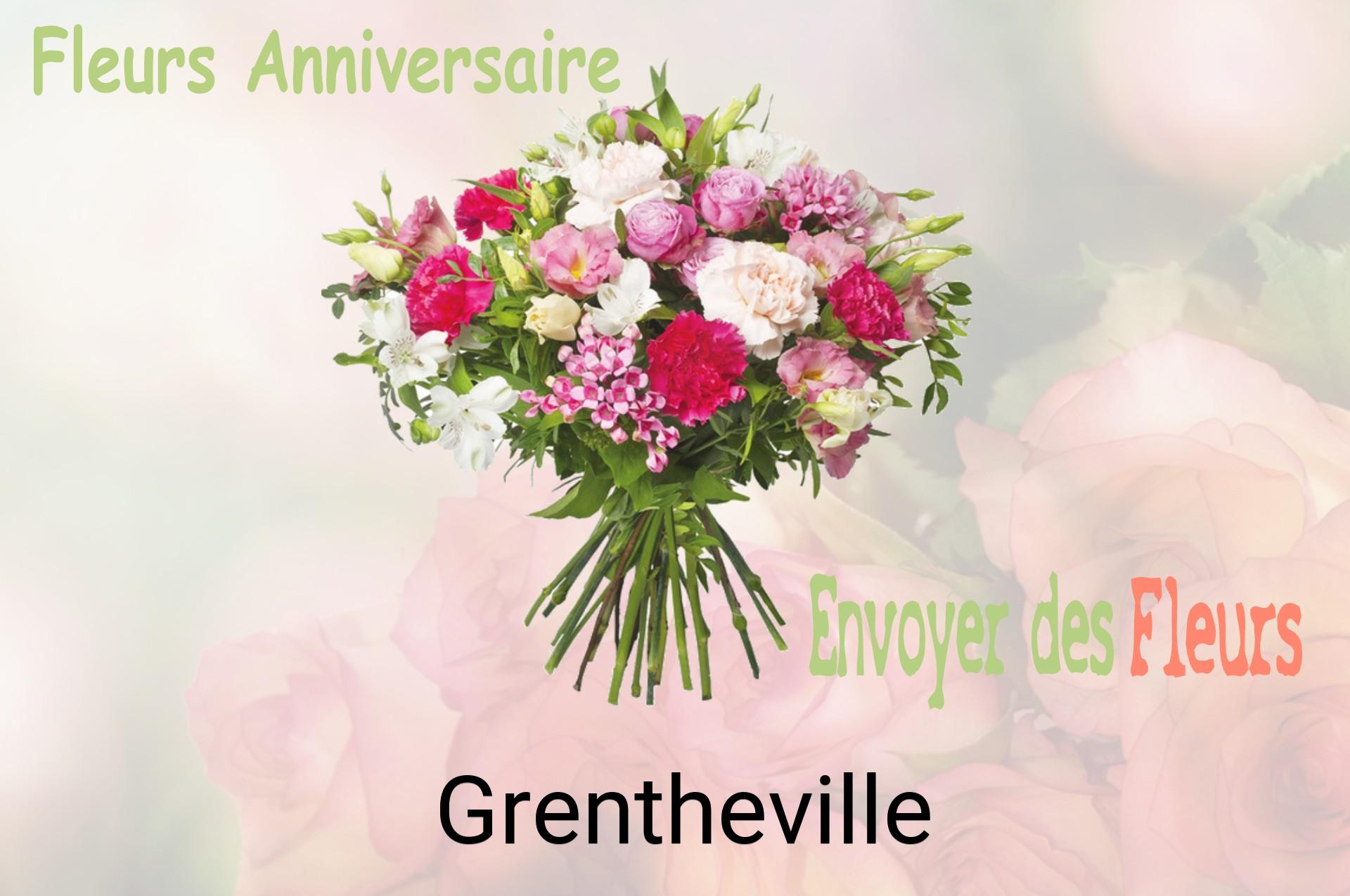 Bouquet de fleurs d’anniversaire livré à Grentheville