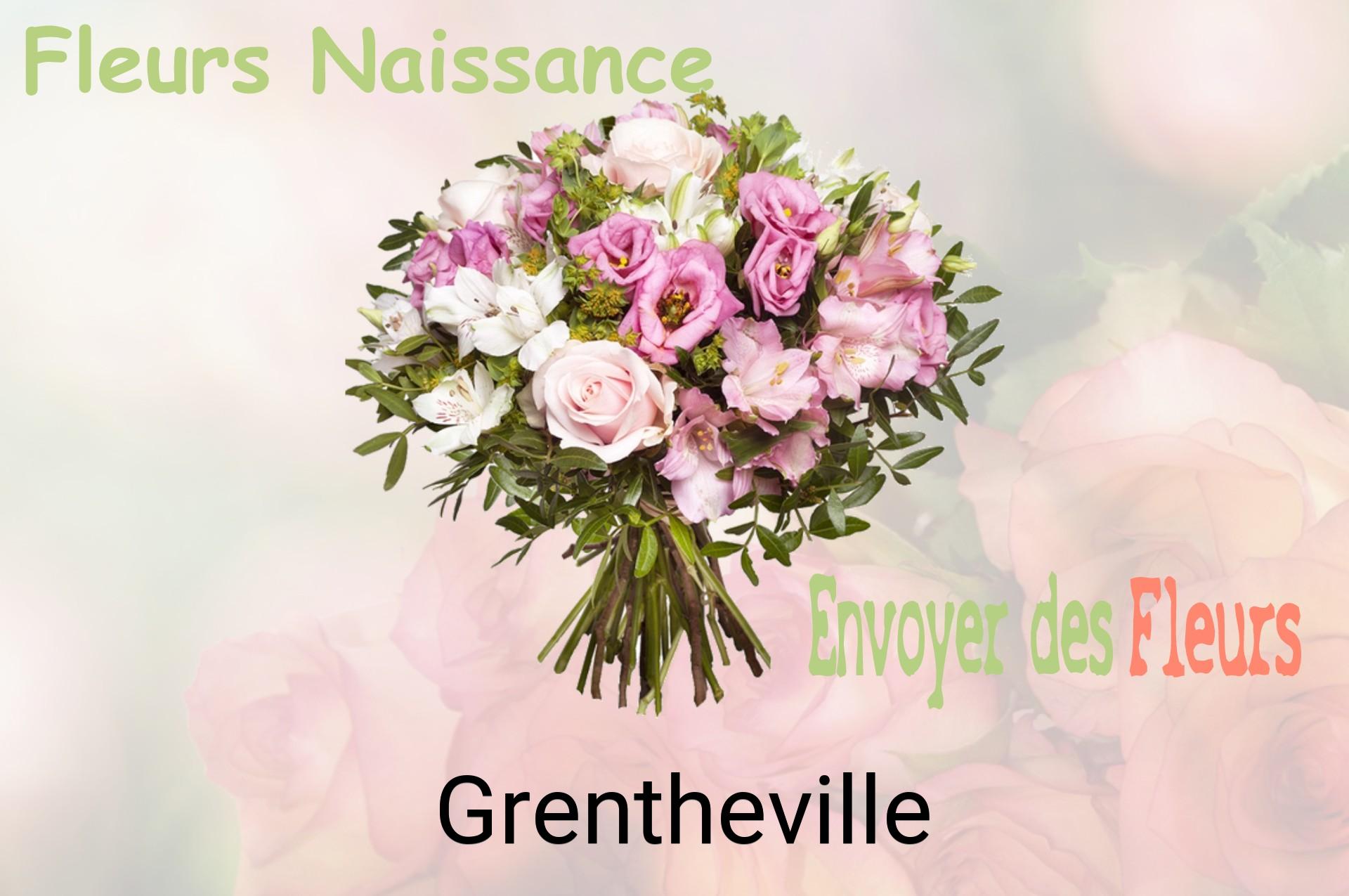Bouquet de fleurs de naissance livré à Grentheville
